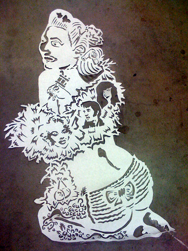 Swoon Wheat Paste Cut-Outs