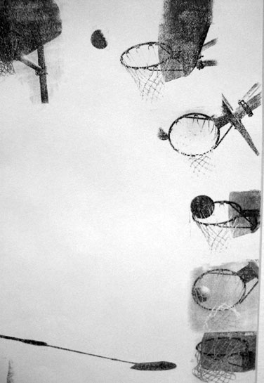 Creating Space, Reading Time. David Hockney Photo Draw