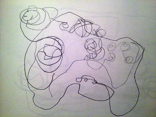 Form Studies Single Line Contour